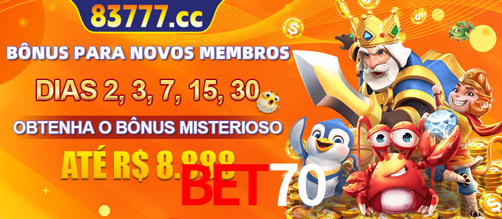 Anúncio dos benefícios para Membro VIP Sênior na plataforma bet70, incluindo bônus promocionais, semanais e mensais, ilustrado com o personagem Fortune Tiger.